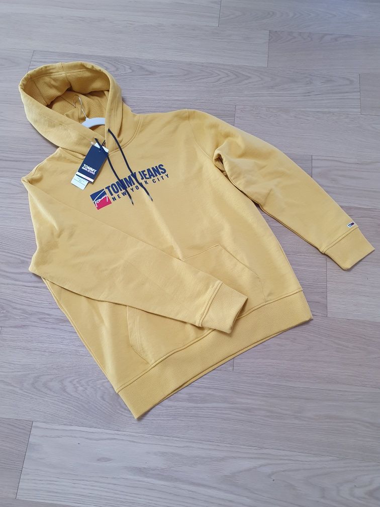 Nowa oryginalna bluza męska z kapturem Tommy Jeans XL