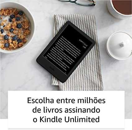 [NOVO] Leitor eBook Amazon Kindle 6" 16 GB 2022 | Preto e Azul
