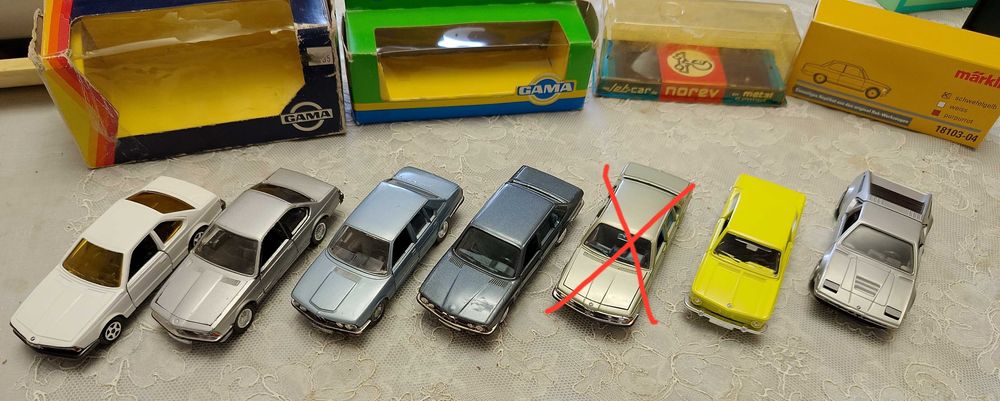 1/43 Модели BMW 70х-80х годов