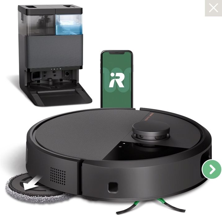Roomba® Combo 505 Plus + Base AutoWash™ – Preto