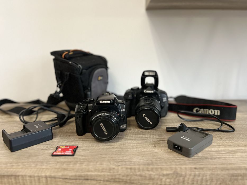 Фотоапарат canon 600d та canon 400d в комплекті зі всім потрібним