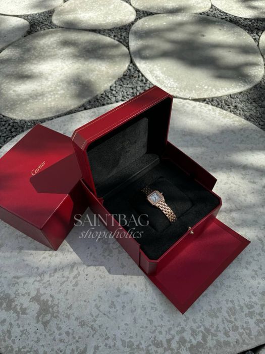В наличии часы Cartier Panthere small Картье смол розовое золото