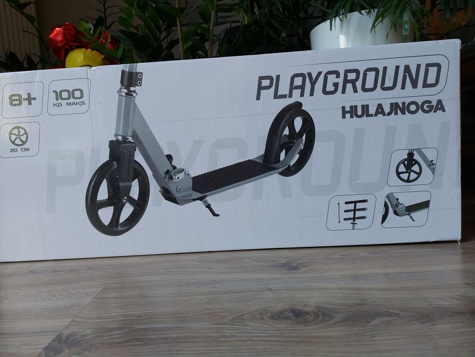 Playground hulajnoga 8+ prezent do 100kg duża skladana