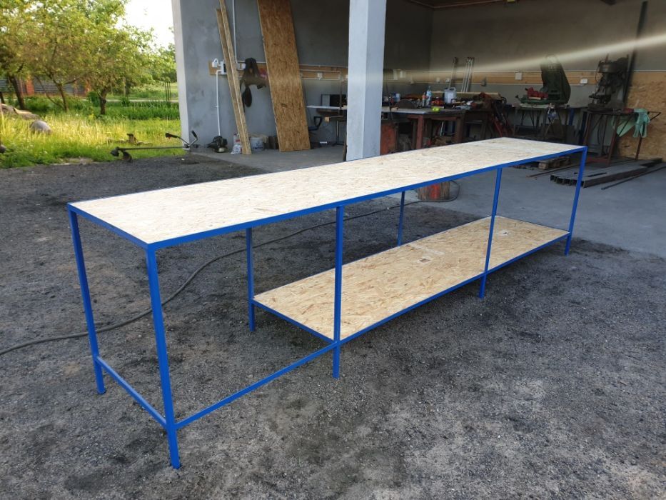Stół warsztatowy garażowy spawalniczy stol roboczy regal ROZNE WYMIARY