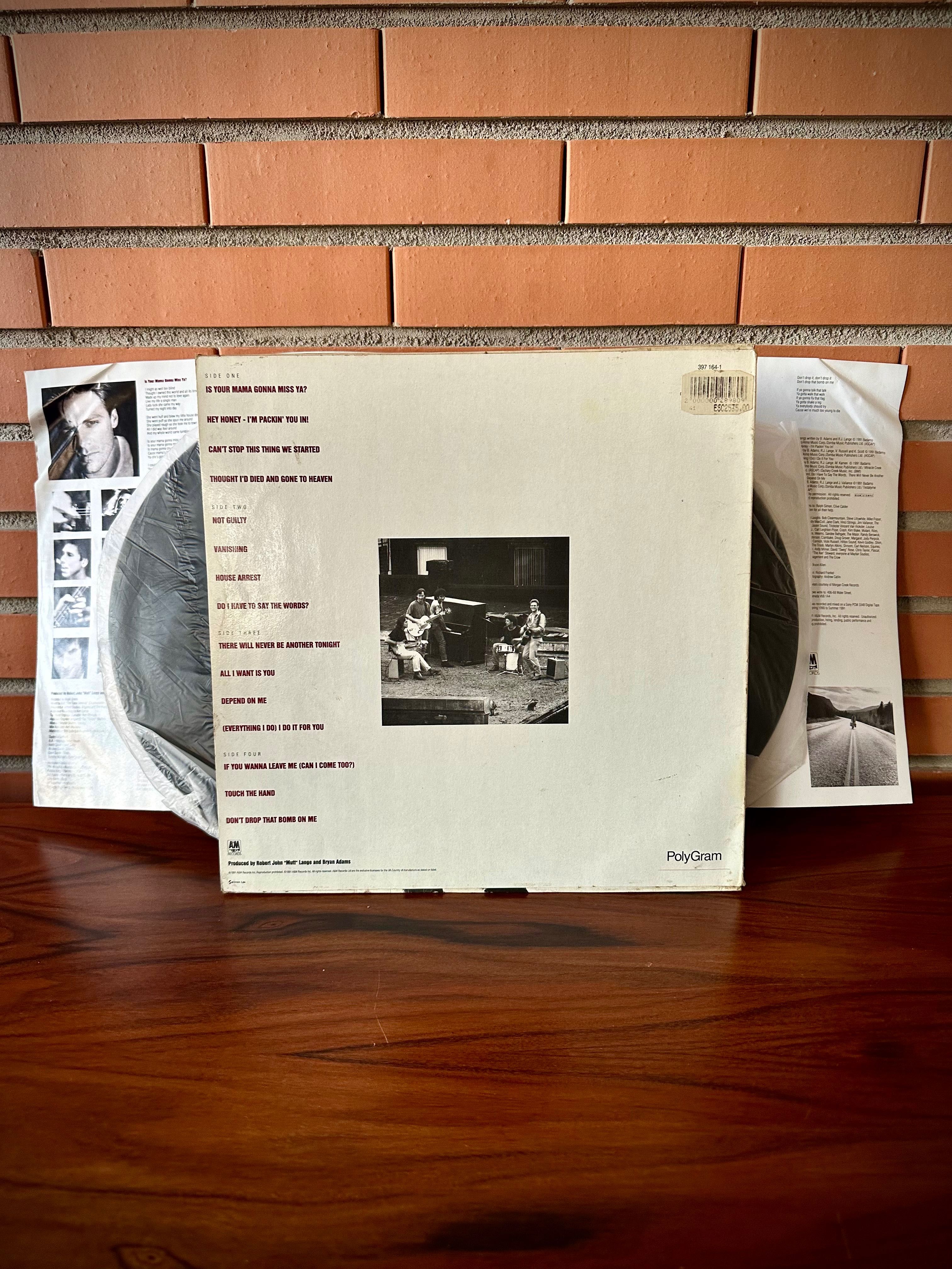 Disco vinil duplo Bryan Adams Waking up the neighbours