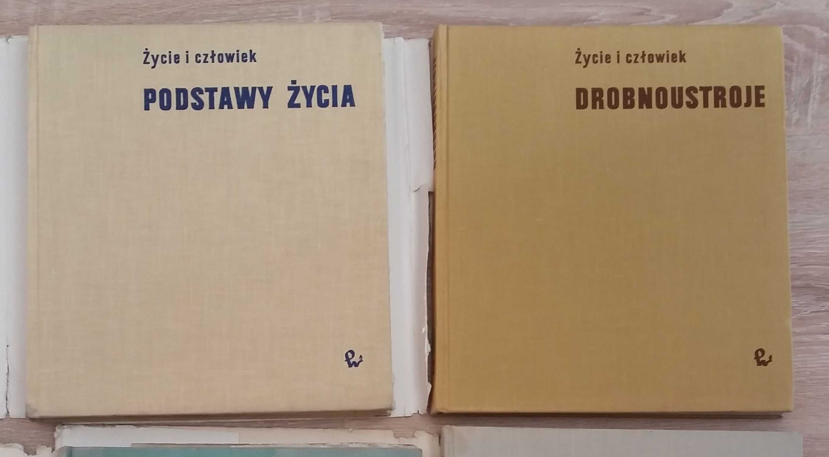 albumy Życie i Człowiek - Podstawy życia i Drobnoustroje 2 sztuki