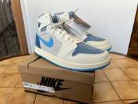 Sneakersy Buty Air Jordan 1 High Zoom Air CMFT 2 Dark Powder Blue 45