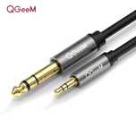 KABEL Aux Audio Mały Jack Duży Jack 3.5 to 6.35  2 metry