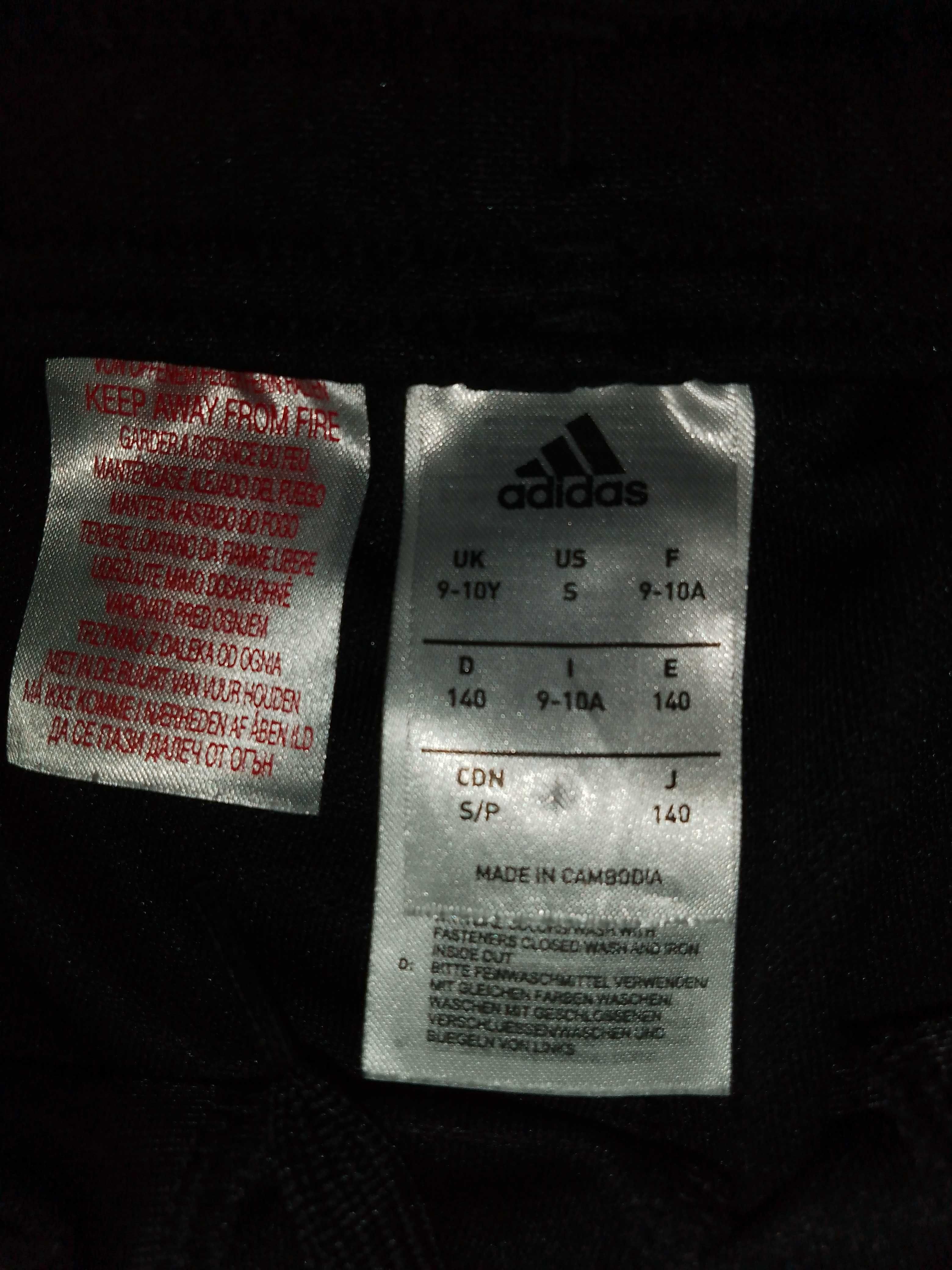 Zestaw spodnie adidas levis, koszulka TNF -128 -140 cm 8-9 lat