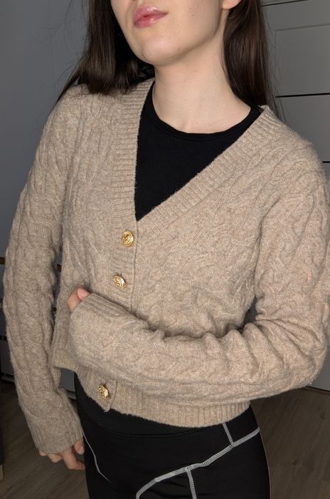 Кардиган бежевий олд мані від h&m