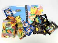 Nowy wielki zestaw Pokemon album A5 + karty - zabawki