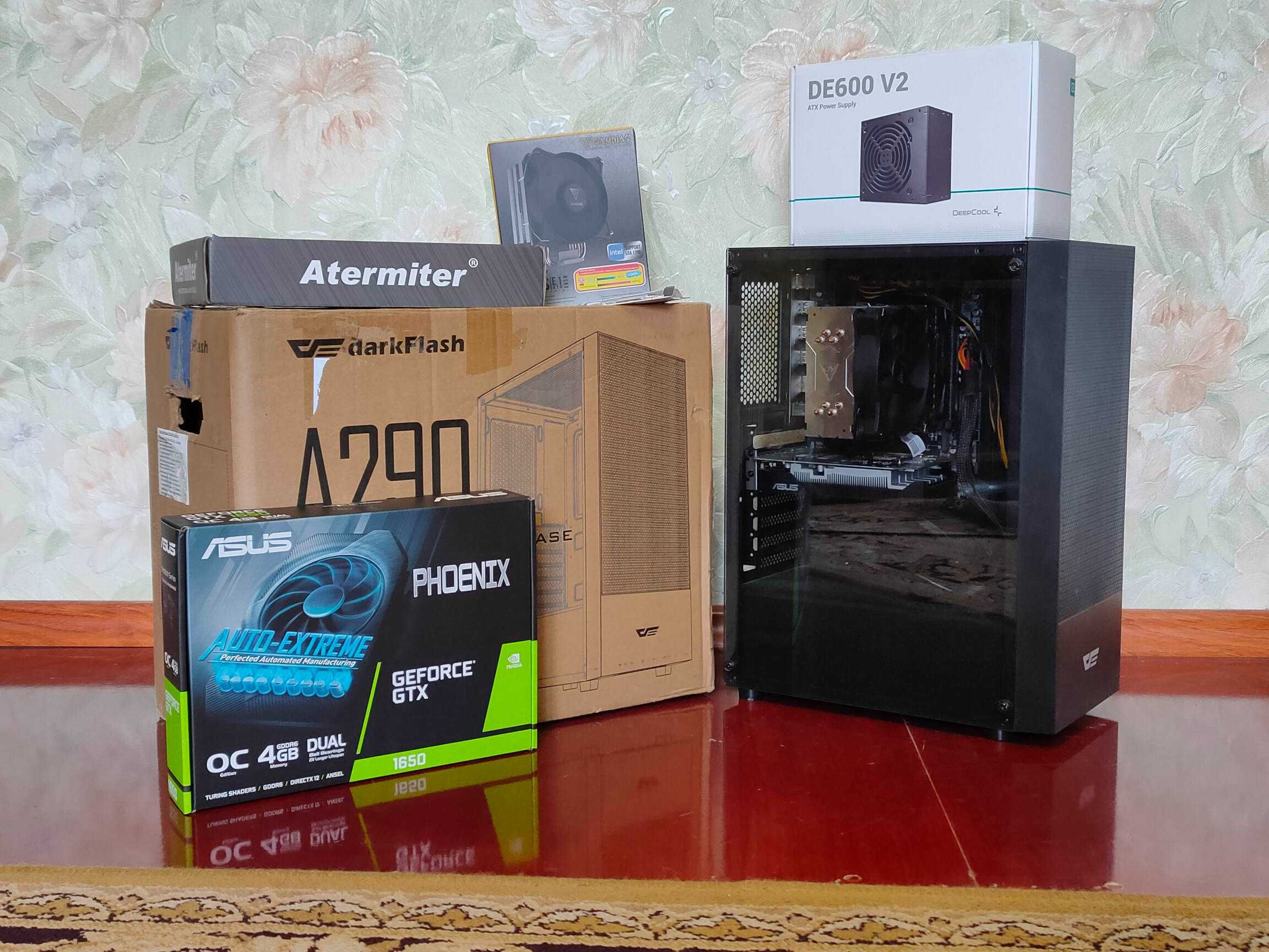 Ігровий комп'ютер GTX 1650 GGDR6, 12 ядер, 16 GB DDR4, M.2 SSD 512GB