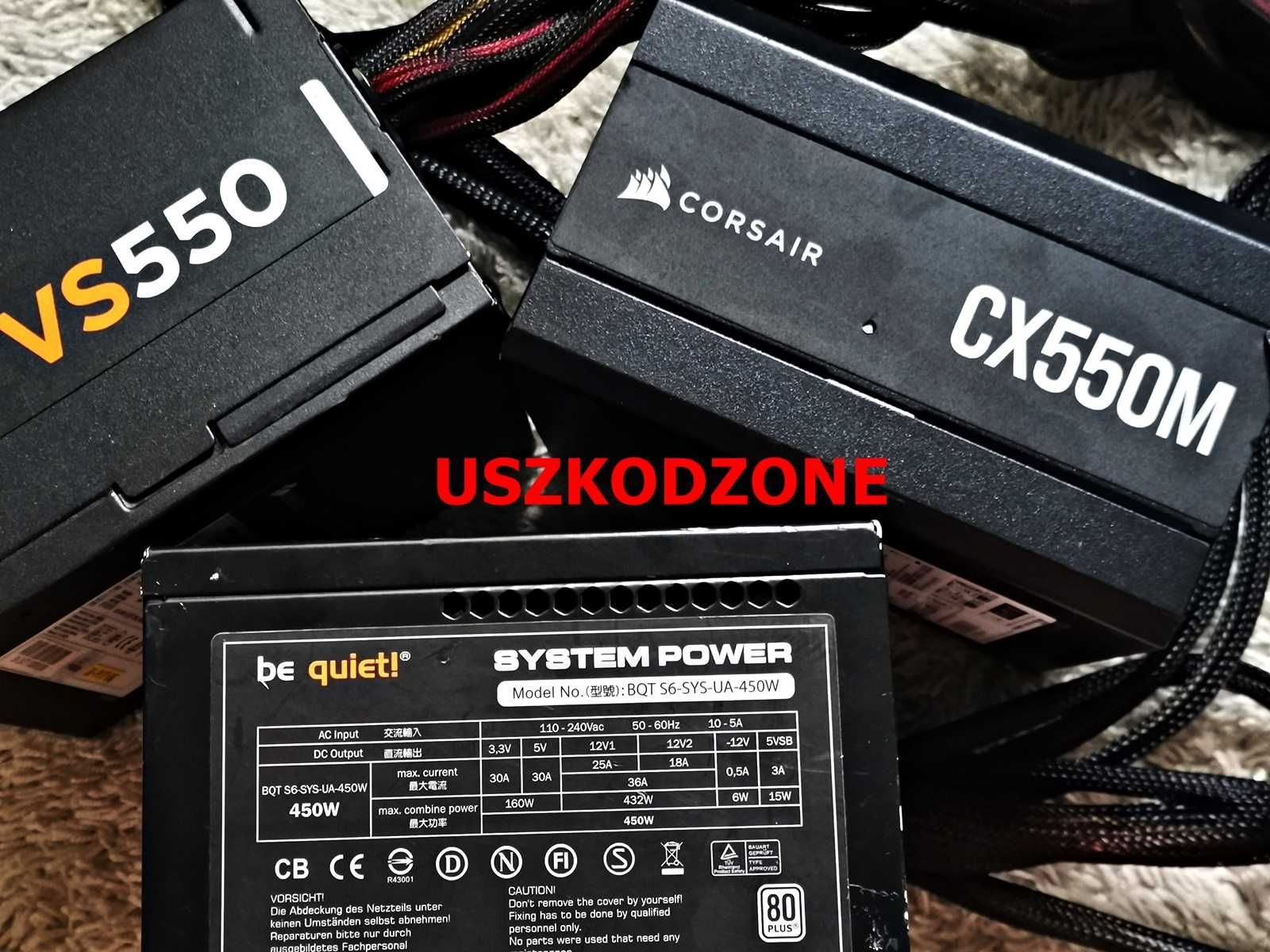 ZasiLacz - 450w 550w 550w - Uszkodzone