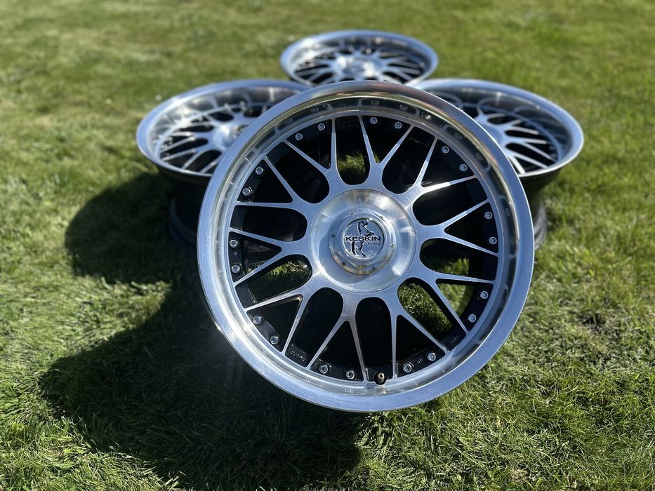 Титанові диски 5 100/112 R17 KESKIN KT4 Original різноширокі
