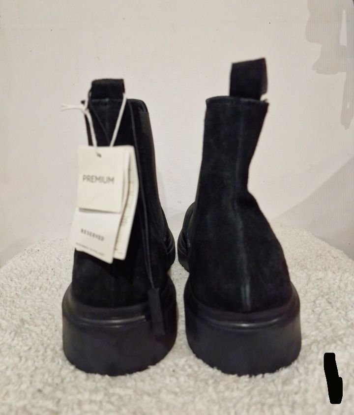 Buty Reserved botki sztyblety skóra skórzane  roz,42 i 43 mokasyny