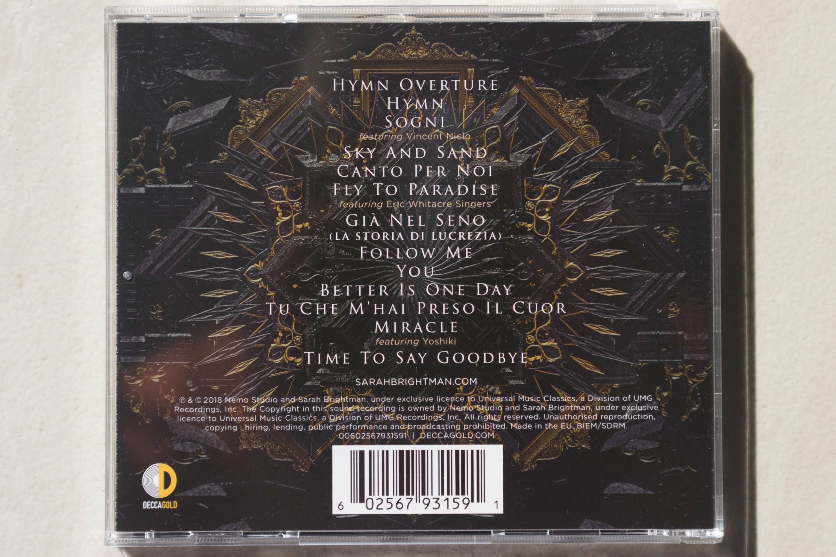 Sarah Brightman - Hymn CD jak nowa