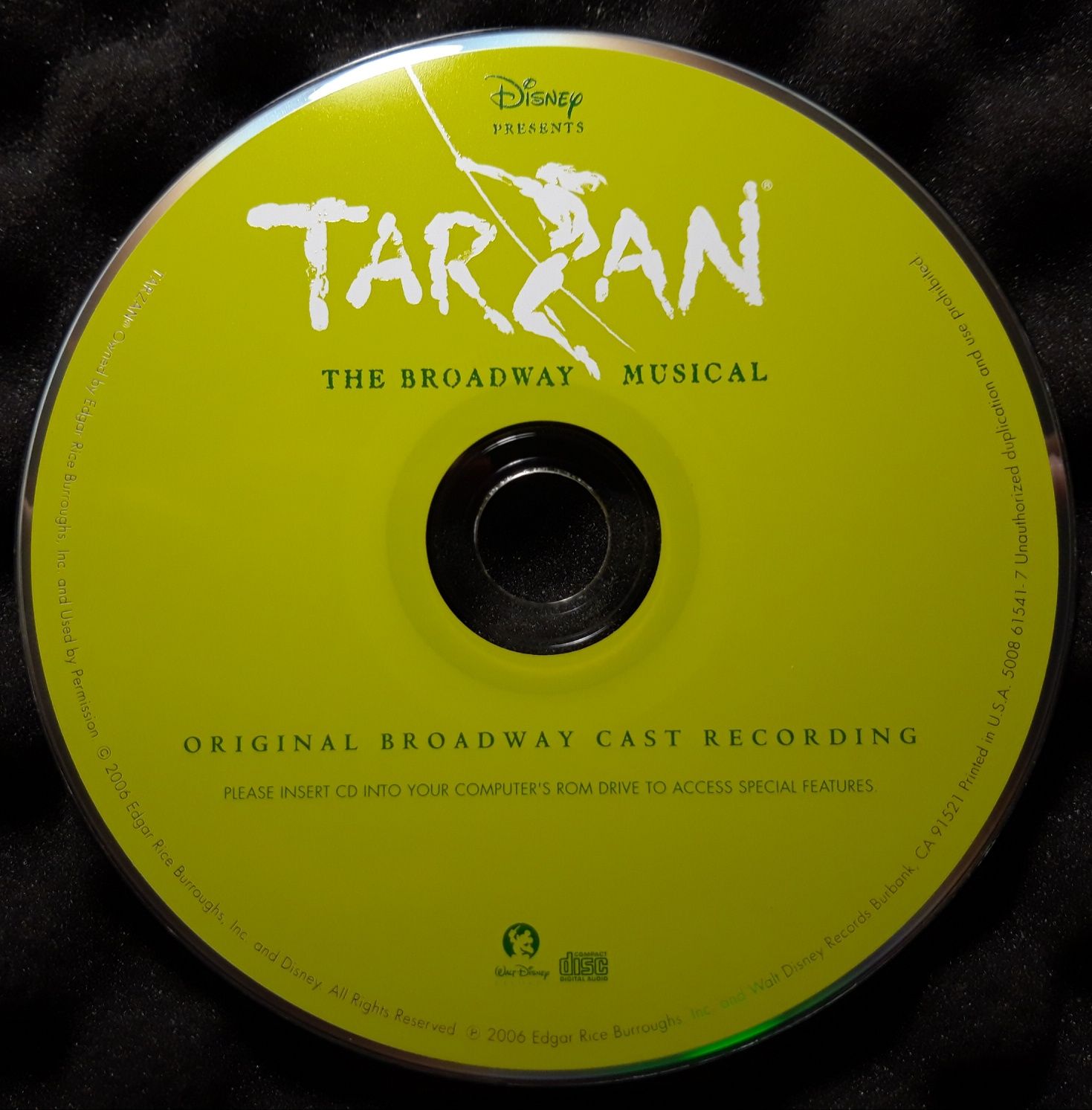 Tarzan The Broadway Musical (CD, 2006)