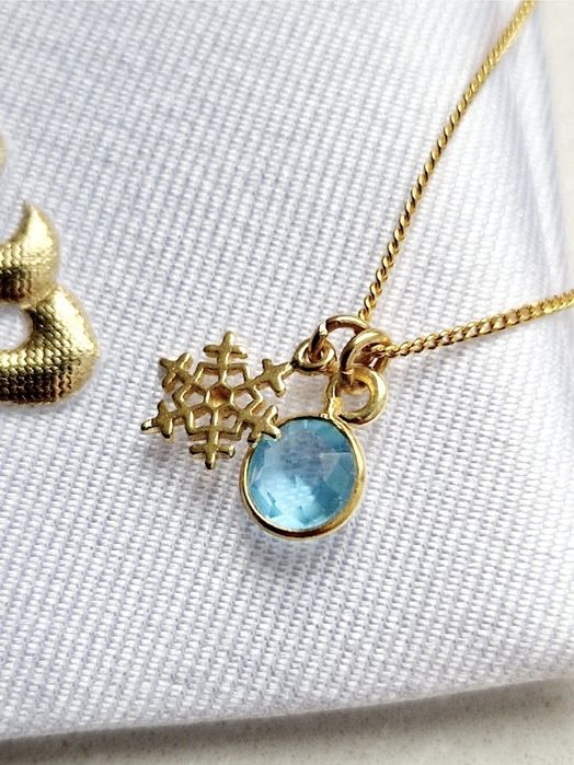 Naszyjnik śnieżynka