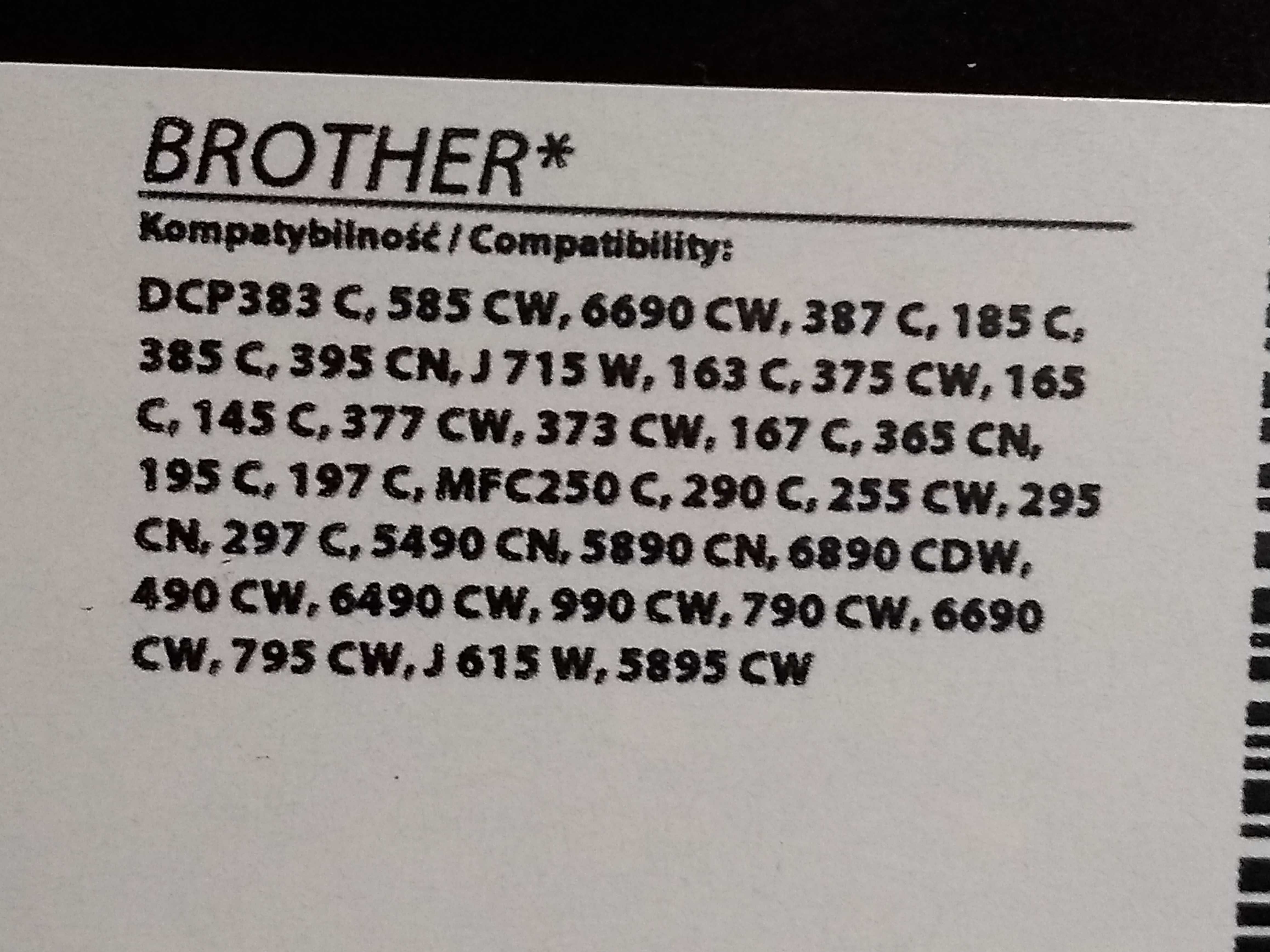 Tusz zamiennik do drukarki Brother-magneta