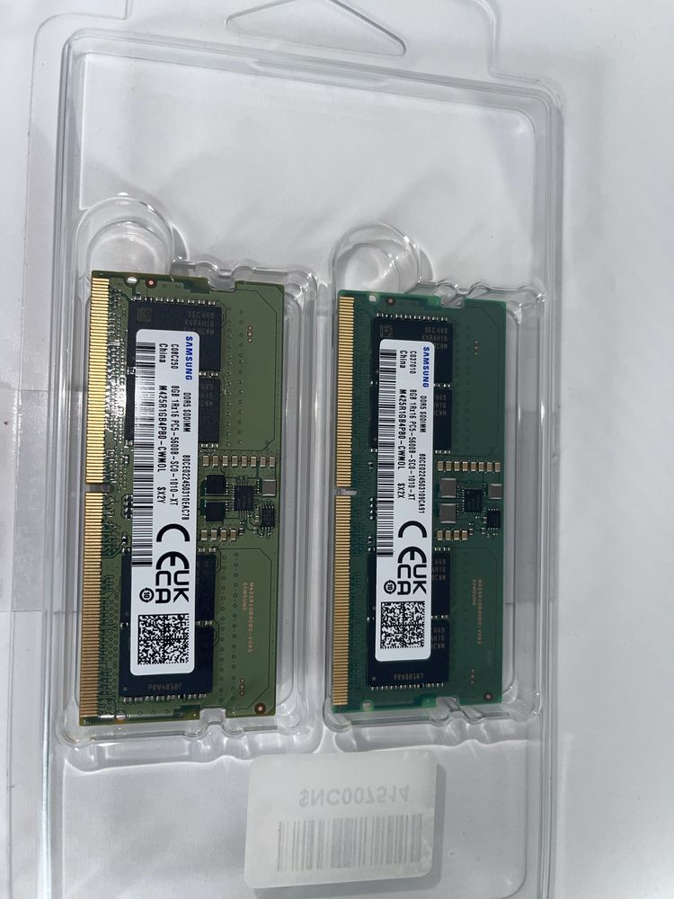 Оперативна пам’ять Samsung DDR5-SODIMM 5600Gz 8Gb x 2
