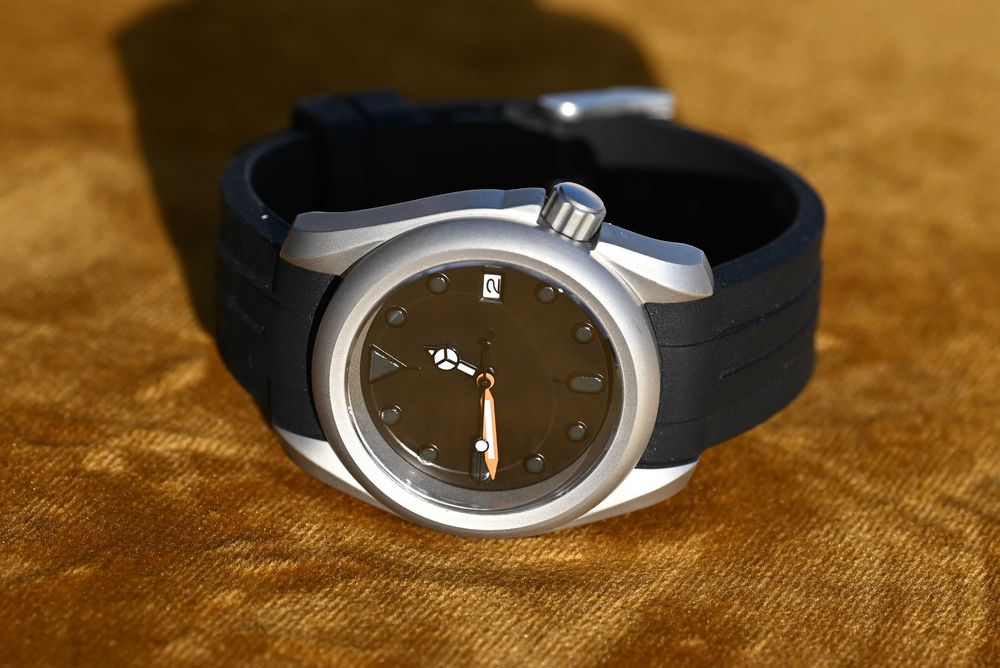 Solidny męski Zegarek automatyczny NH35 – 40 mm - pasek gumowy