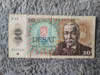 10 koron czeskich 1986 rok
