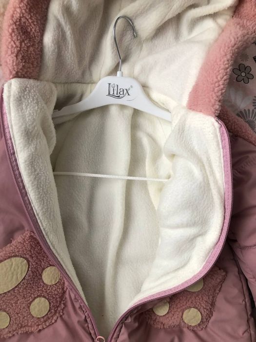 Дівчачий зимовий комбінезон