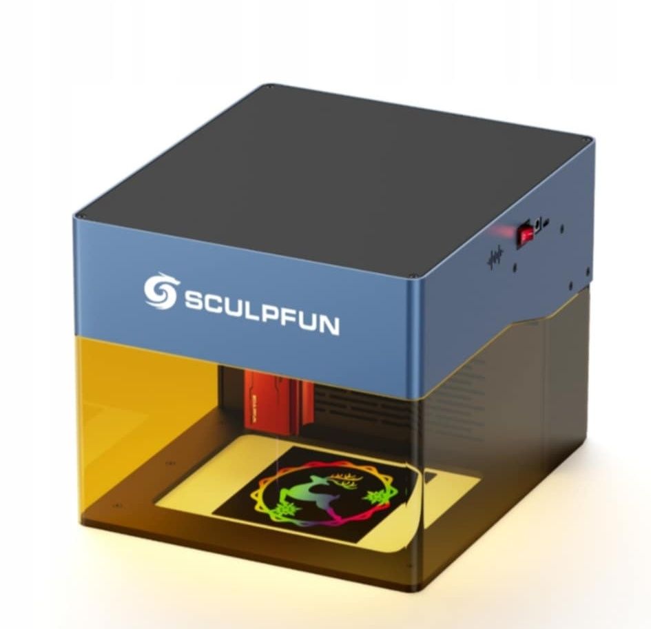 Grawer laserowy Sculpfun iCube PRO 5W z alarmem temperatury filtra 130