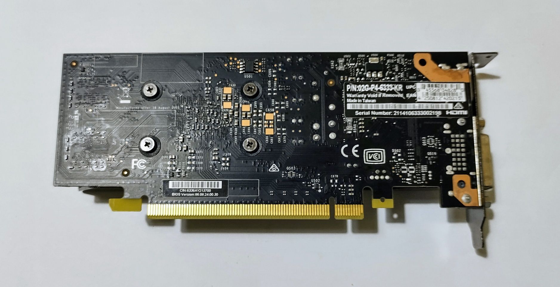 Placa gráfica GeForce 1030 2gb RAM .