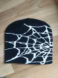 Vintage spider beanie y2k opium swag hip hop czarna, trwały materiał