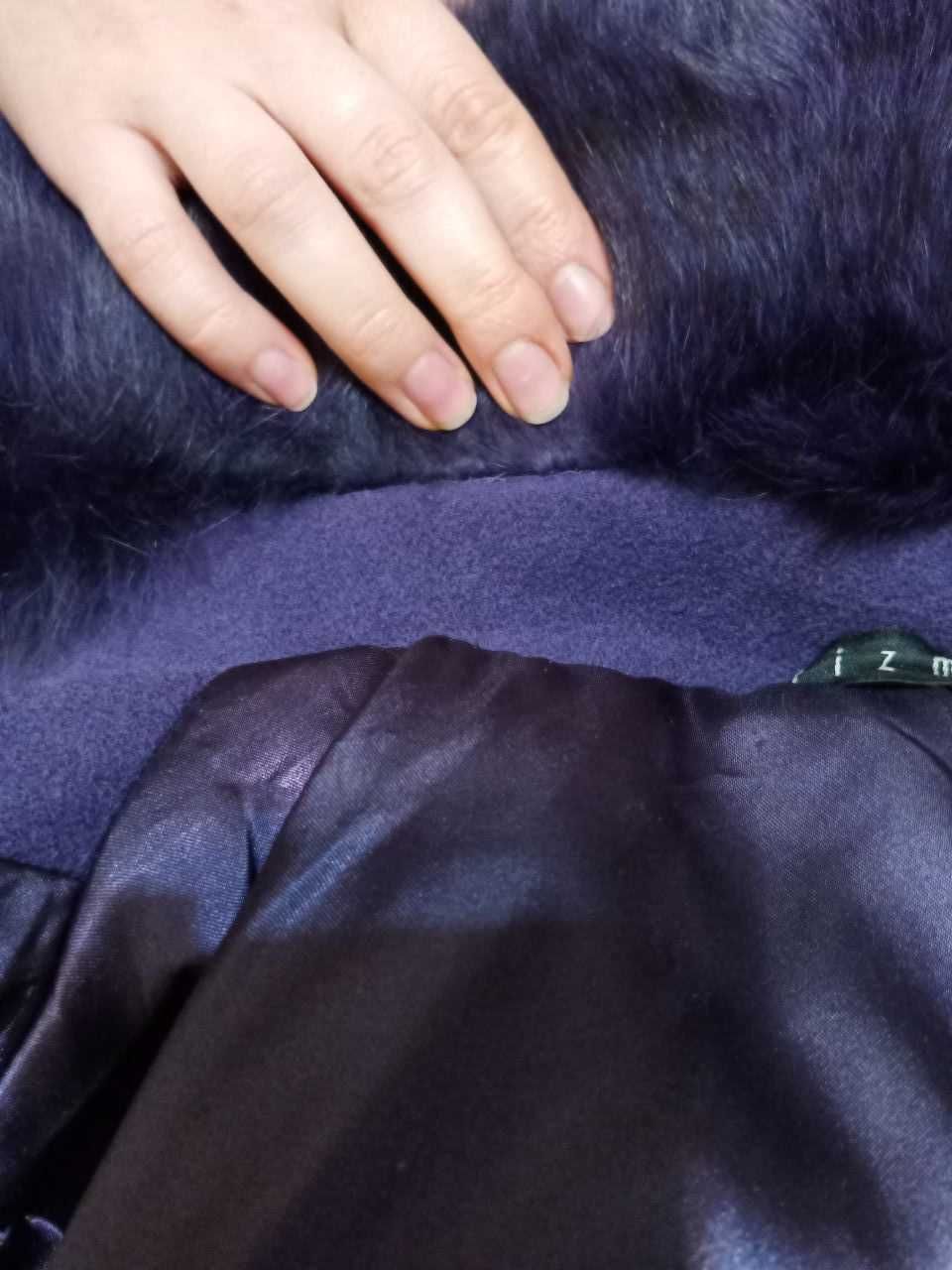 Frizman зимнее пальто шерстяное кашемировое с мехом песца лисы