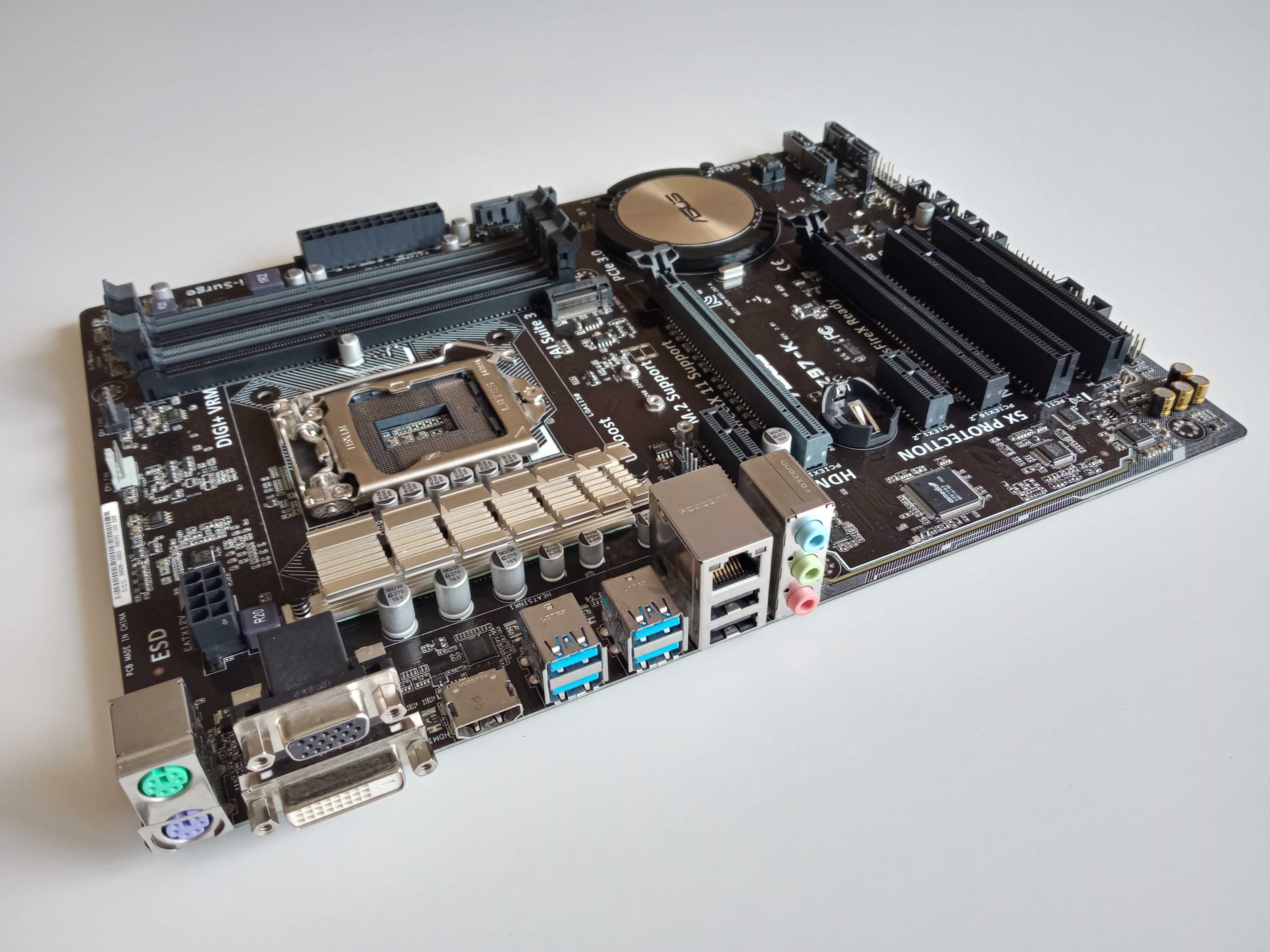 Płyta główna ASUS Z97-K | DDR 3 | PCIe 3.0 | USB 3.0 | SATA III | M.2