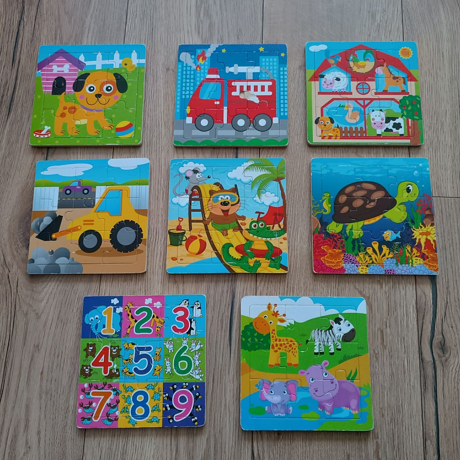Puzzle drewniane