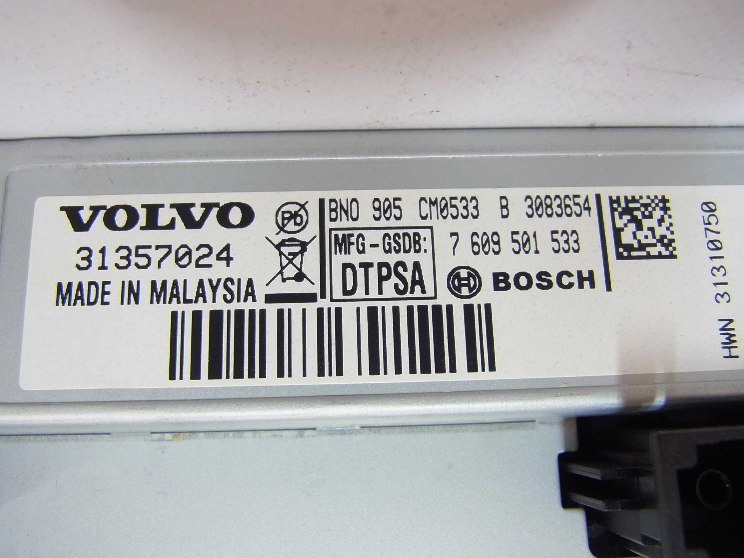 Wyświetlacz radia nawigacji Volvo V70 III S80 II XC70 II