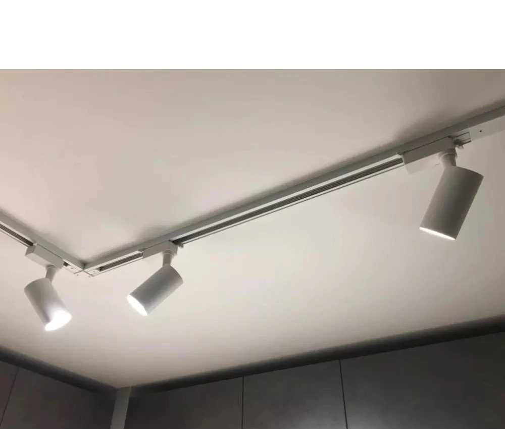 Reflektory szynowe LED 40W czarne białe oświetlenie sklepów ekspozycji