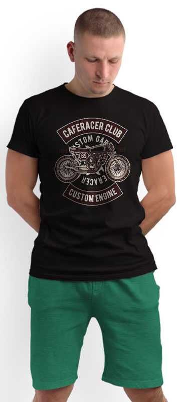 T-shirt Black CAFERACE - 100% algodão