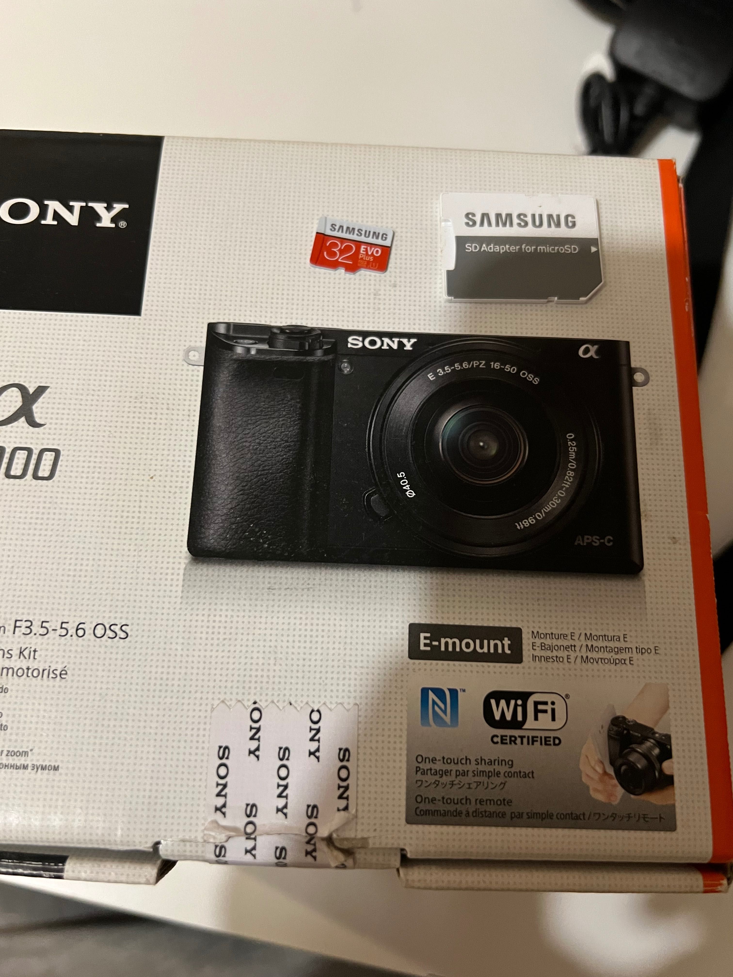 Sony Alpha 6000L + obiektyw 16-50mm F3.5-5.6 + karta 32Gb, 2032 zdjęć