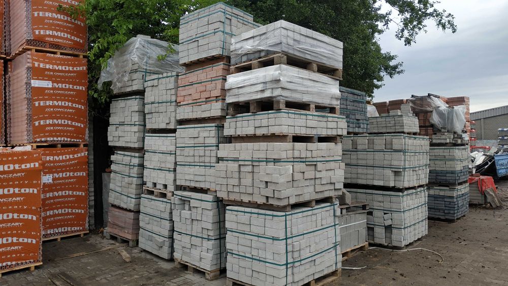 Kostka brukowa wyprzedaż, II gat. - od 36 zł brutto holland domino