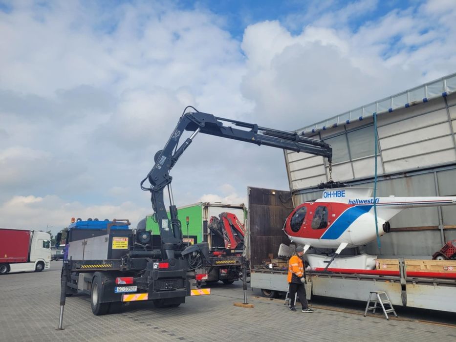 Man TGM 18.330 przebieg 210 tys  Hds Hiab xs 166 e4 Hi Pro pilot radio