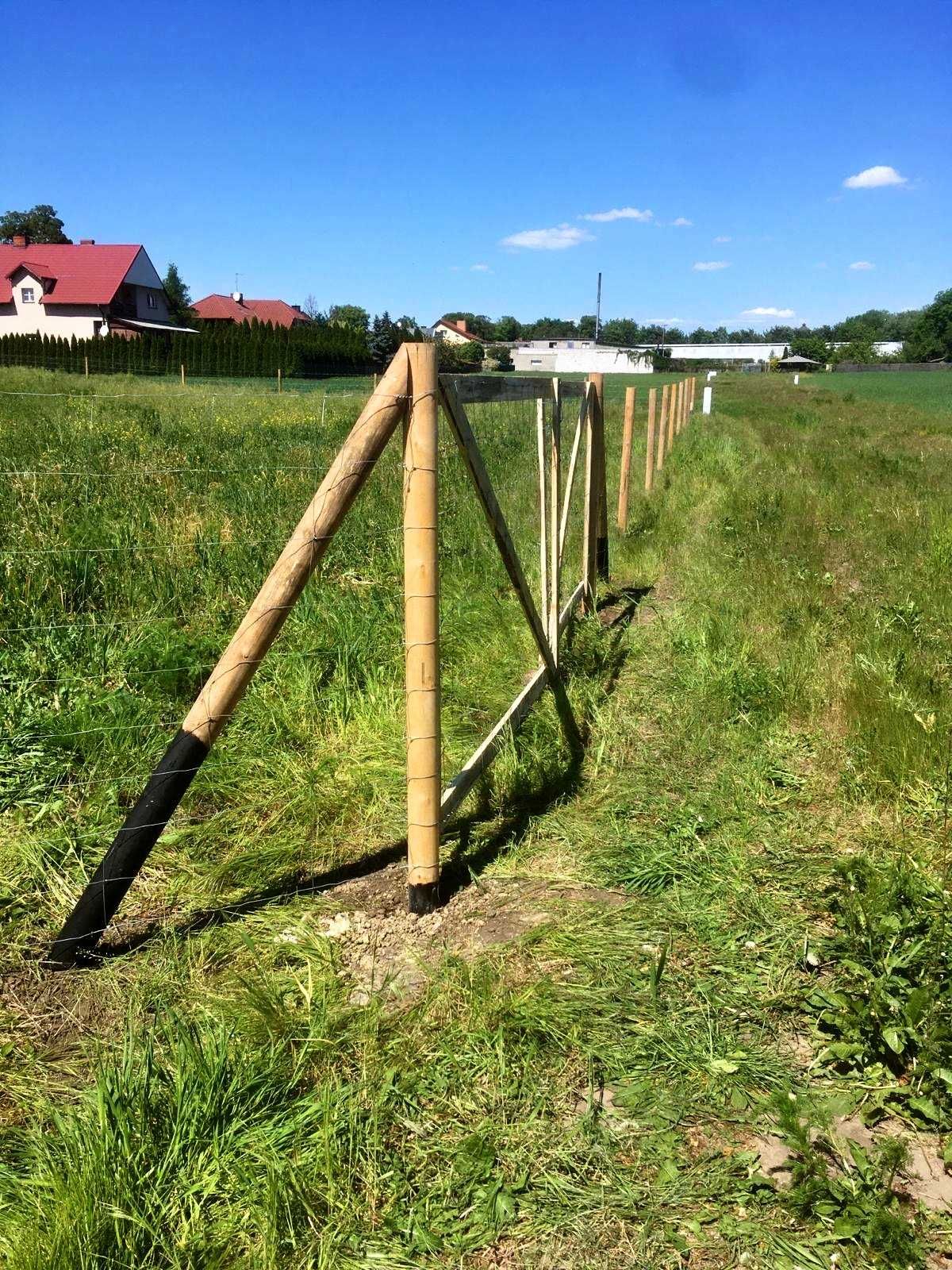 Ogrodzenie budowlane tymczasowe - Siatka leśna