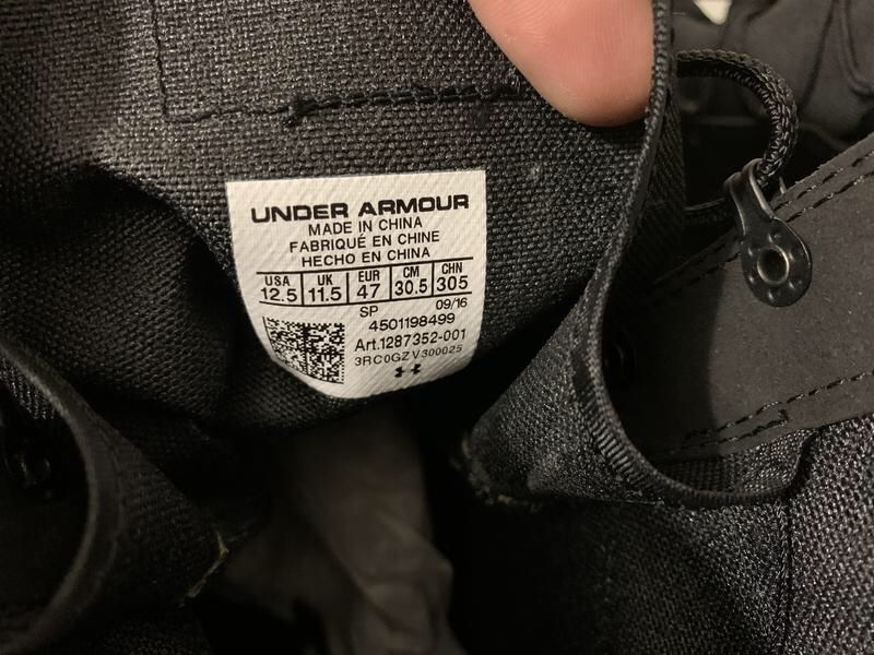 Берці літні  Under Armour. Розмір  45-48