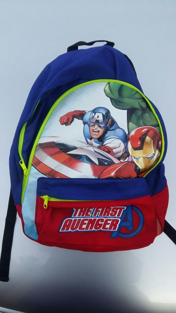 Plecak z bohaterem Marvel Kapitan Ameryka