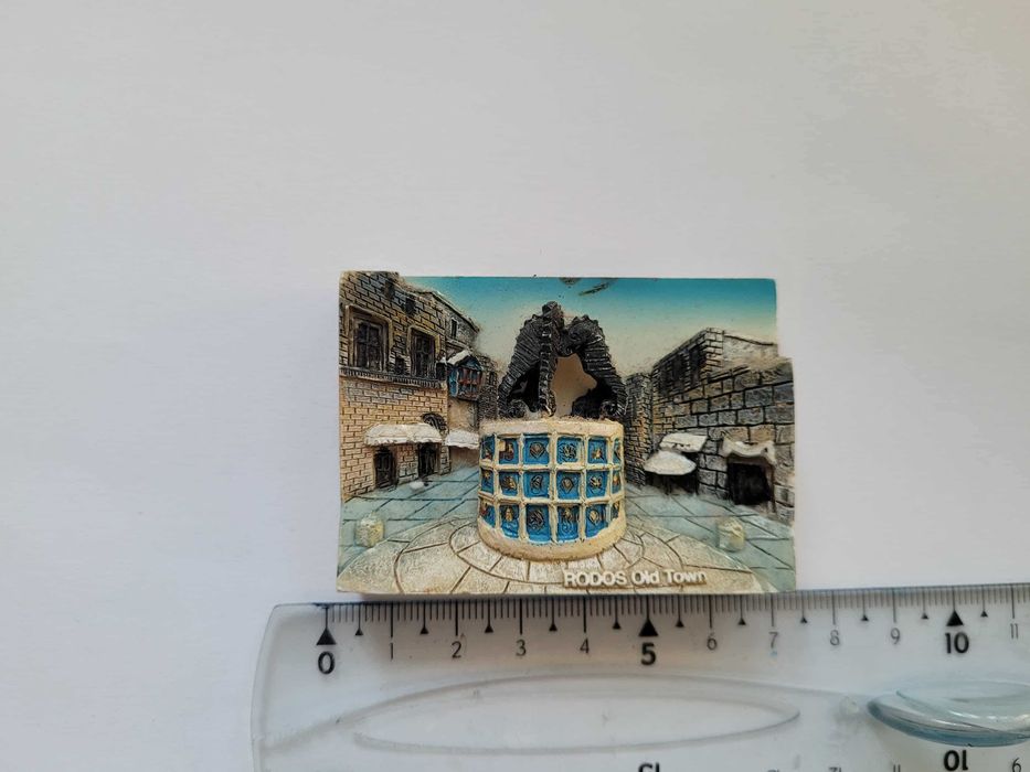 Magnes na lodówkę - 93f. RODOS Stare Miasto