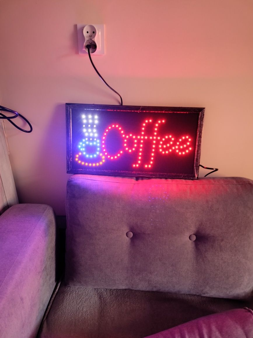 Reklama LED Panel Coffe.itp różne modele.