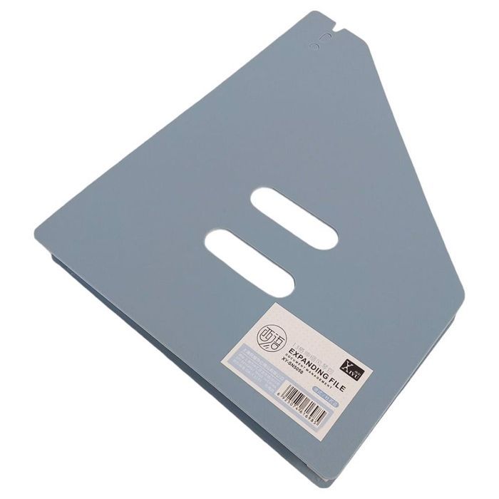 folder organizer na dokumenty a4 pionowy niebieski