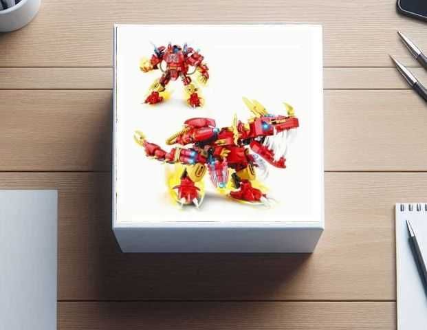 Конструктор Динозавр 31см робот трансформер 2в1 літак 432д Lego Лего