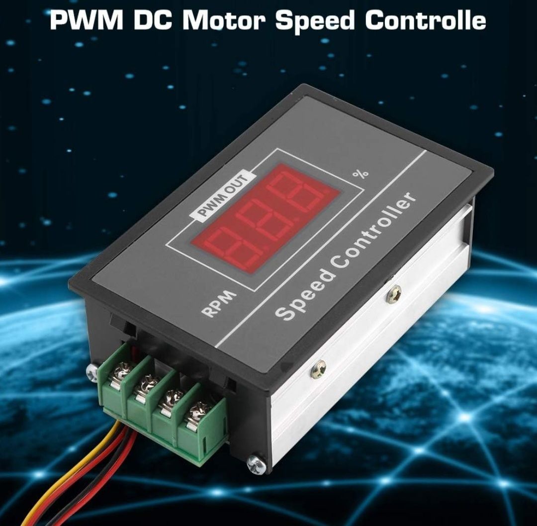 Regulator prędkości PWM, cyfrowy wyświetlacz LED