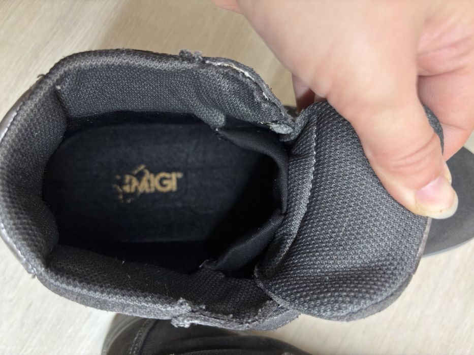 Теплые кожаные  ботинки, хайтопы Primigi.