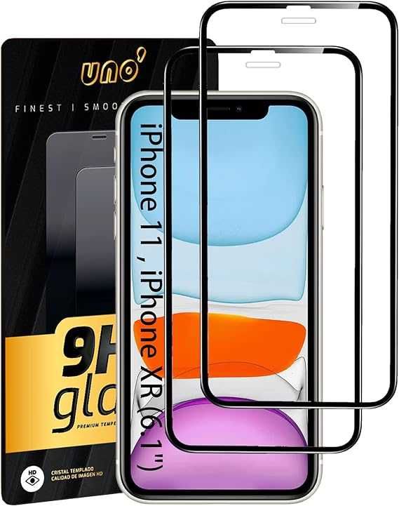 Szkło hartowane 9H do iPhone 11/XR (6,1 cala), 2szt nowe