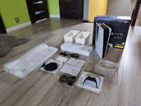 Sony PS5 1TB GWARANCJA komplet Gry EA FC 25 Fortnite Gran Turismo Resi